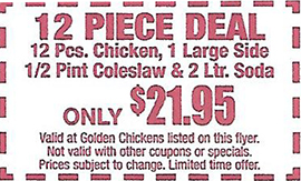 golden chicken golden chick menu